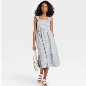 Universal Thread striped ruffle dress